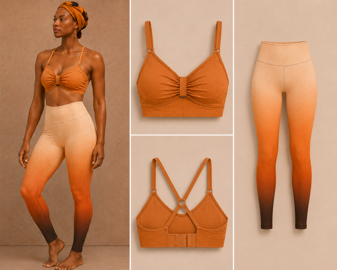 Savanna Gradient Leggings — Compression