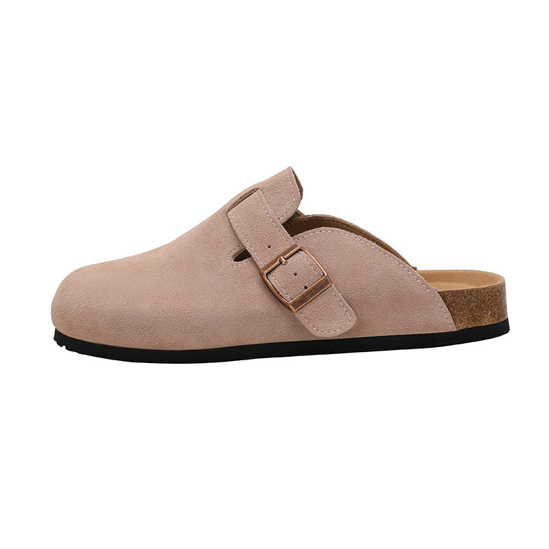 Cork Footbed Slip-On Sandals — Easy Everyday Comfort