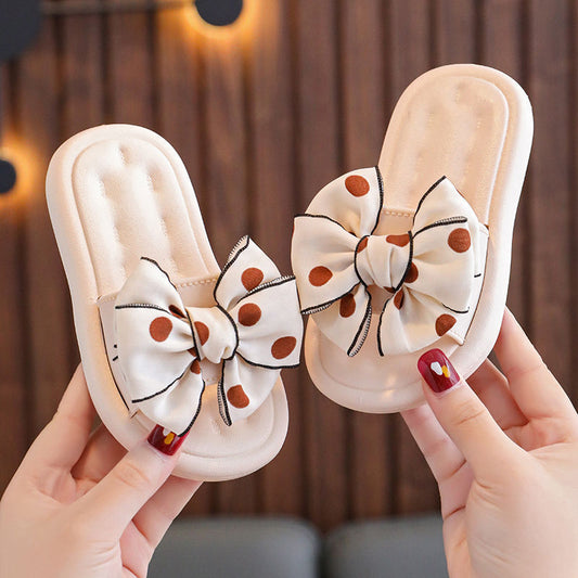 Girls' Pearl Princess Sandals — Soft Non-Slip Summer Shoes