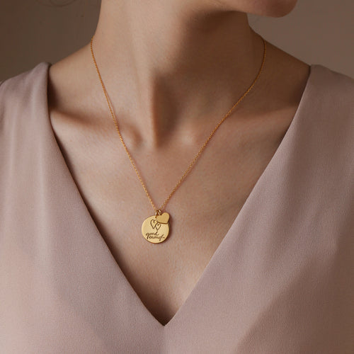 Actual Handwriting Necklace Personalized Memorial Jewelry High Quality Solid 925 Sterling Silver with 18K Gold, Rose Gold-Plated. Product is safe for sensitive skin.