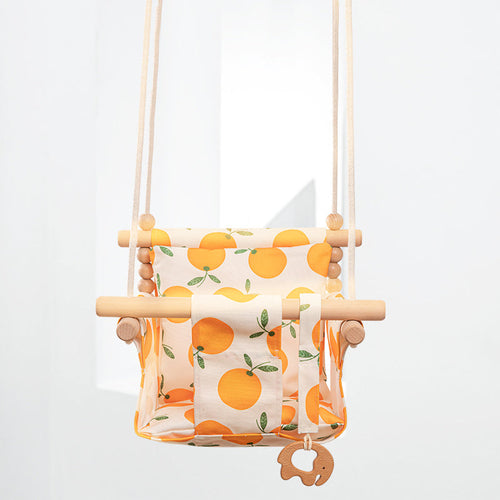 Naturoo™ Cotton Canvas Baby Swing Chair — Curated & EU-Shipped