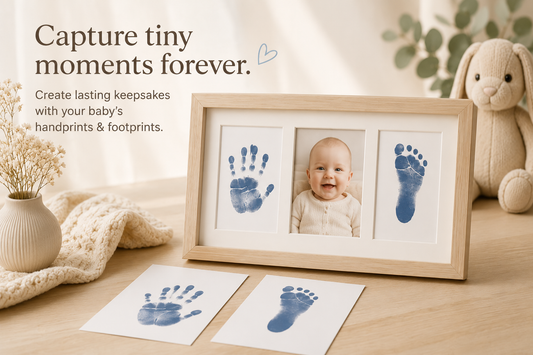2/4pc Baby Handprint Footprints Ink Pads Safe Non-toxic No-Touch Skin Inkless Inkpad Kits Pet Cat Dog Paw Prints Souvenirs Gifts