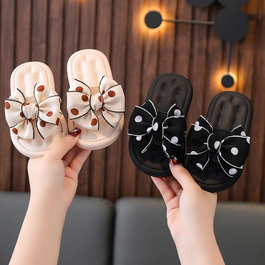 Girls' Pearl Princess Sandals — Soft Non-Slip Summer Shoes