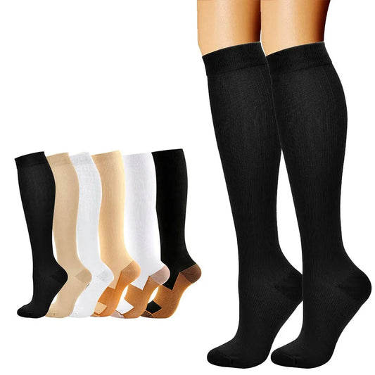 Compression Socks 20–30 mmHg — Swelling & Tired-Leg Relief