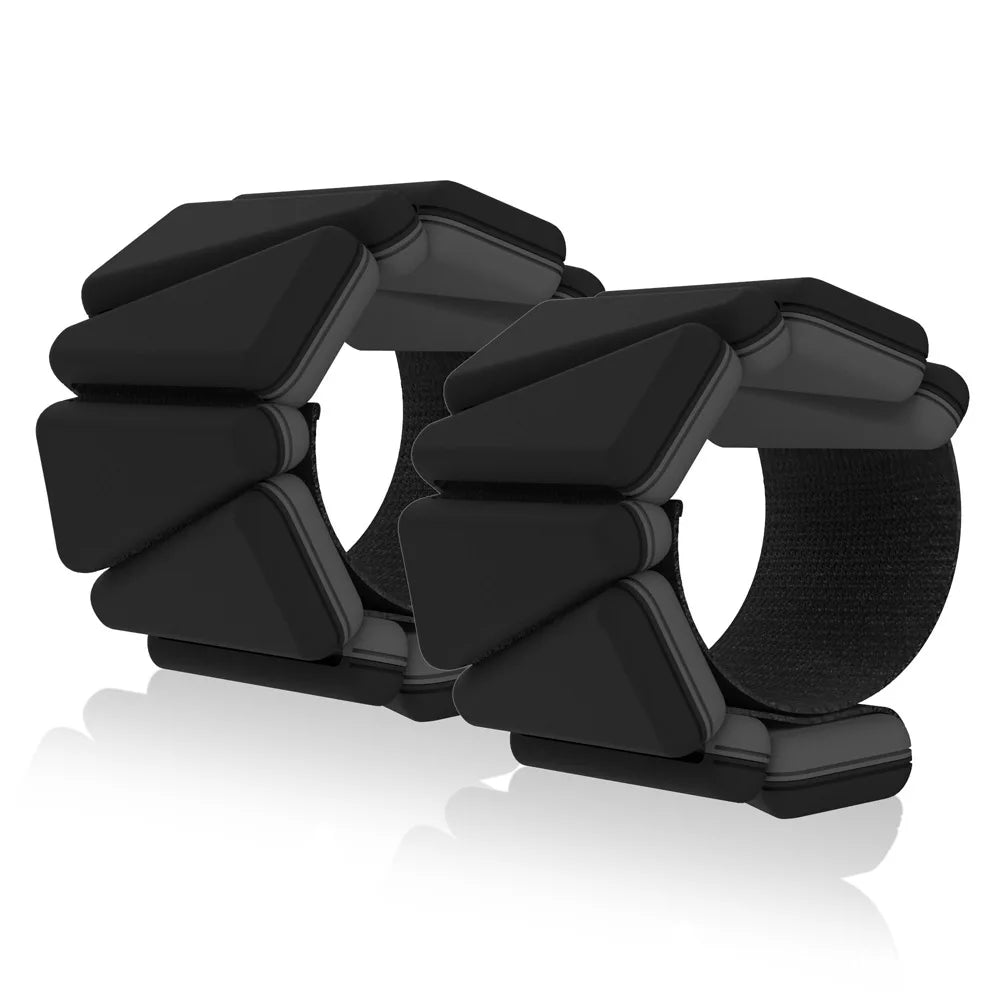 500g Wrist Weights for Women Men Adjustable Arm & Leg Weight Wearable Weighted Bracelet for Yoga Running Cardio Gym Workouts