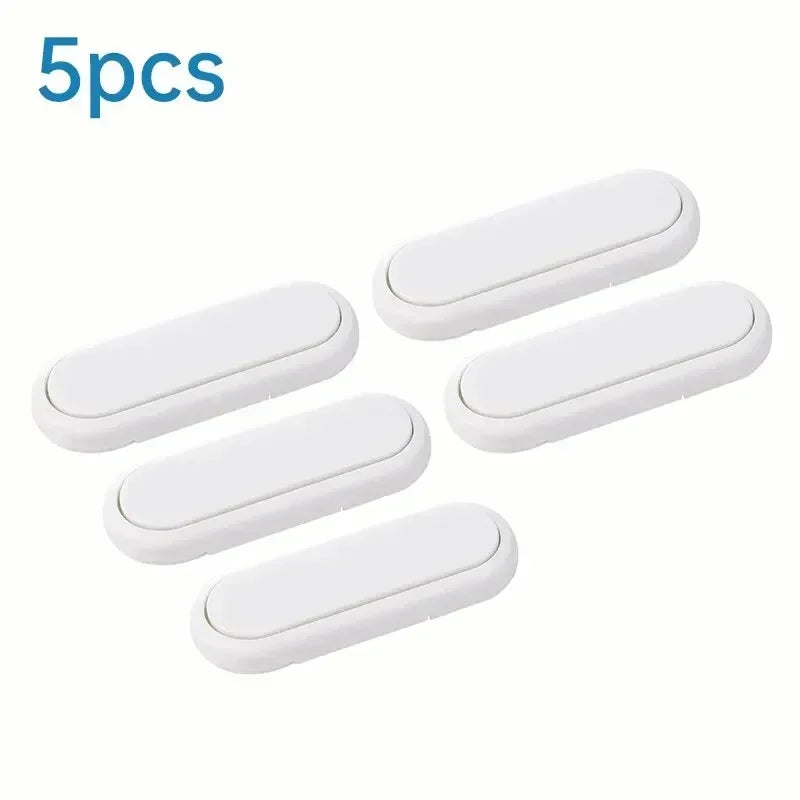 Door handle, drawer lock, universal anti-opening handle, child and infant safety lock, punch-free, multi-functional hidden butto