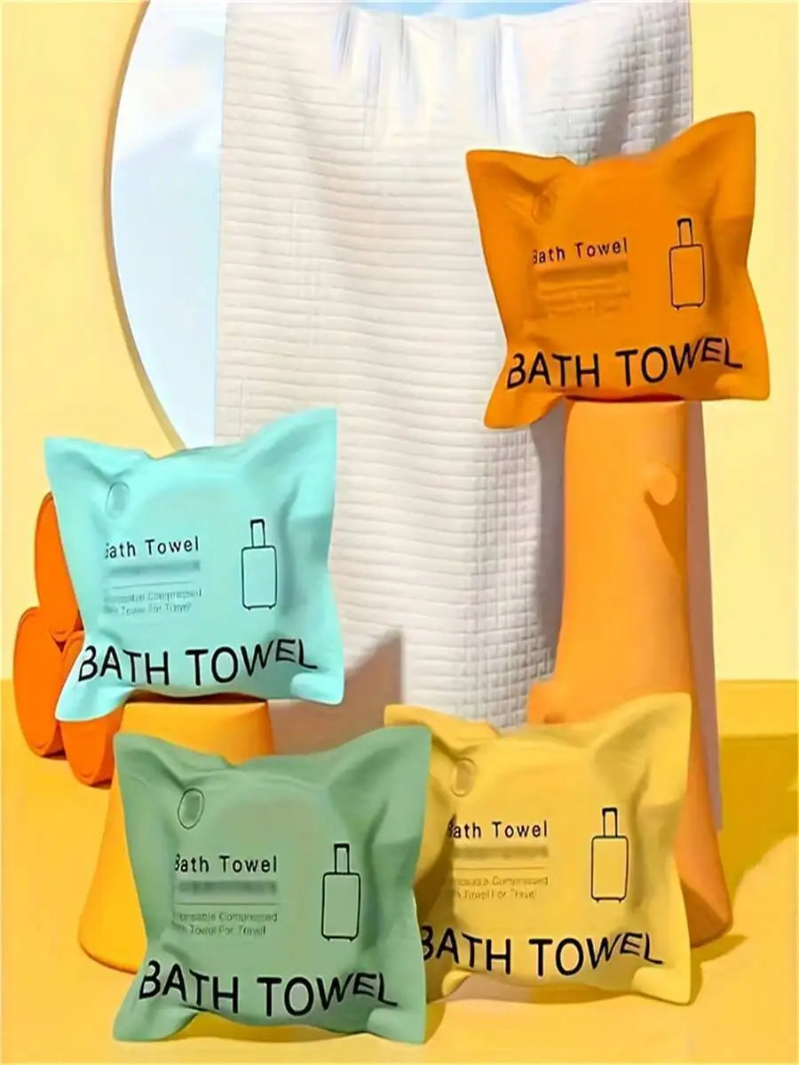 Thickened Disposable Face Towels A Pack Of 14 Pieces Compressed Disposable Washcloths, Cruise Essentials, Travel Essentials, Portable, Lightweight, Durable, Stylish, For Home Compressed Travel Towels - Quick Dry Portable Disp