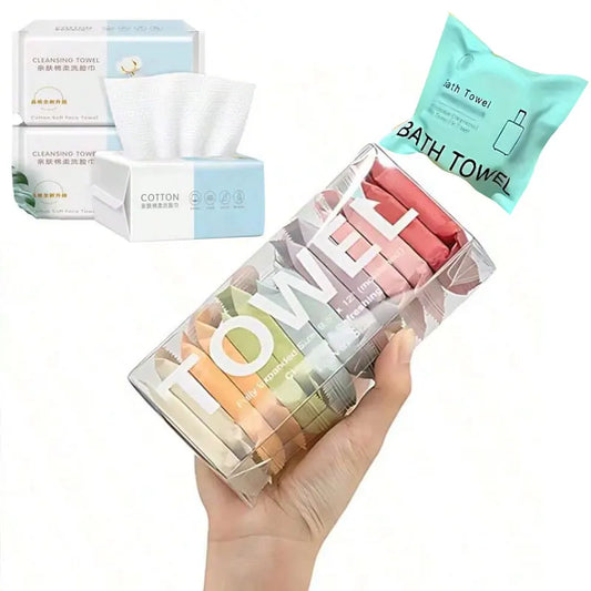 Compressed Disposable Face Towels — Hospital Bag Essential