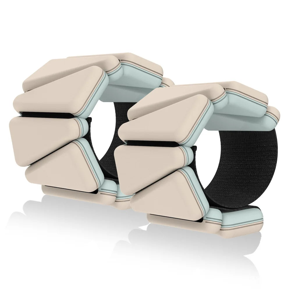 500g Wrist Weights for Women Men Adjustable Arm & Leg Weight Wearable Weighted Bracelet for Yoga Running Cardio Gym Workouts