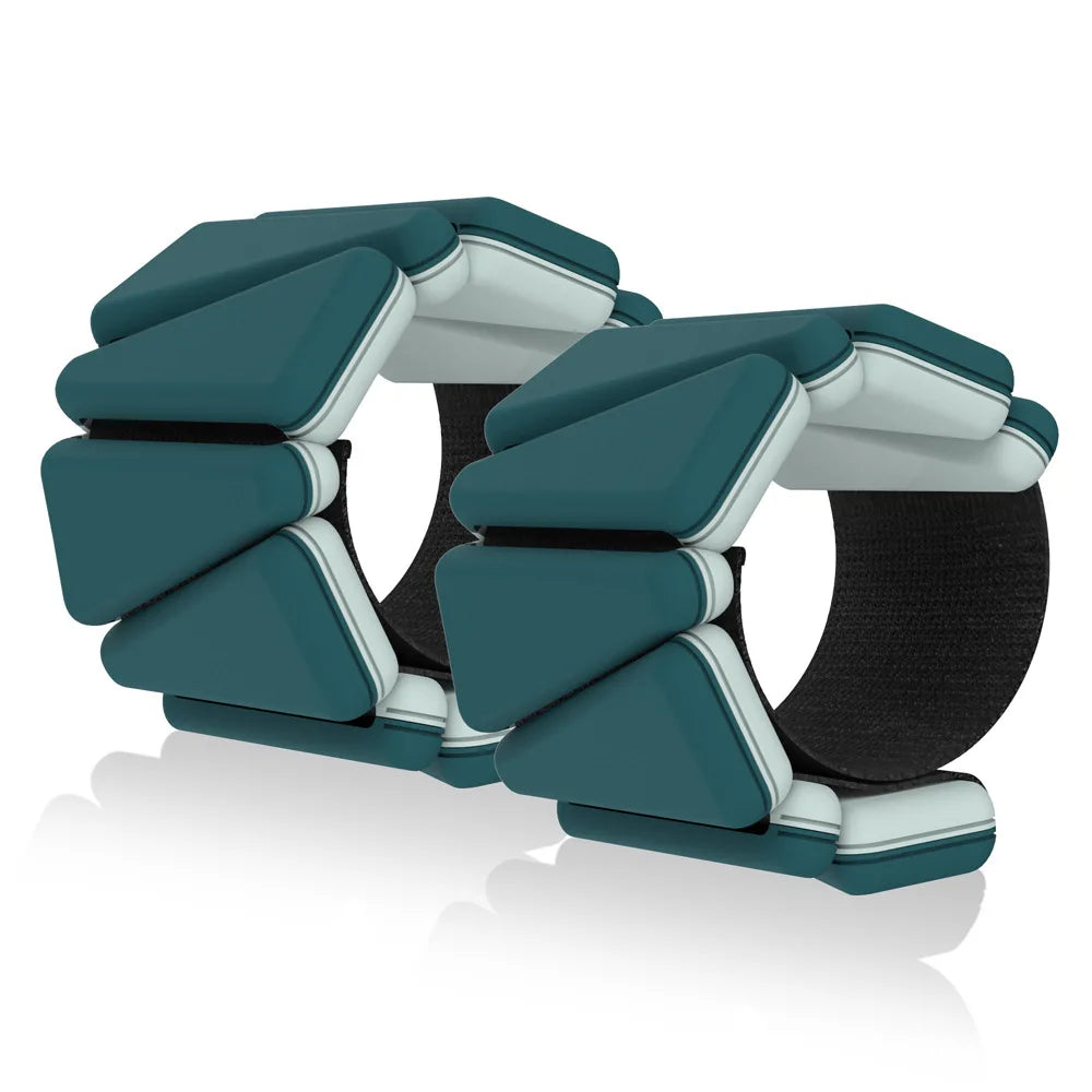 500g Wrist Weights for Women Men Adjustable Arm & Leg Weight Wearable Weighted Bracelet for Yoga Running Cardio Gym Workouts