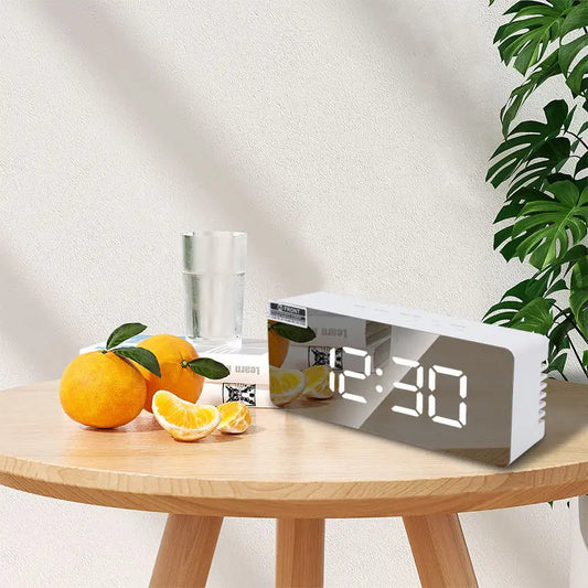 LED Nursery Clock — Digital Alarm with Room Temperature