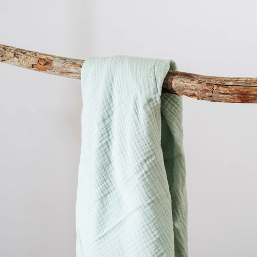 Organic Cotton Swaddles - Green