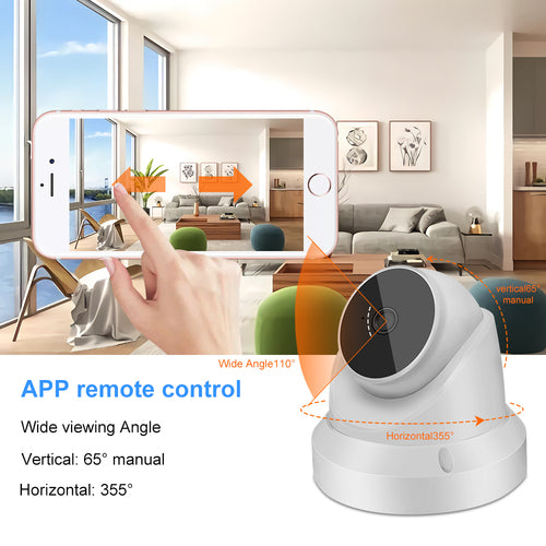 Caméra IP WiFi Moniteur Bébé Caméra de Sécurité Domestique
