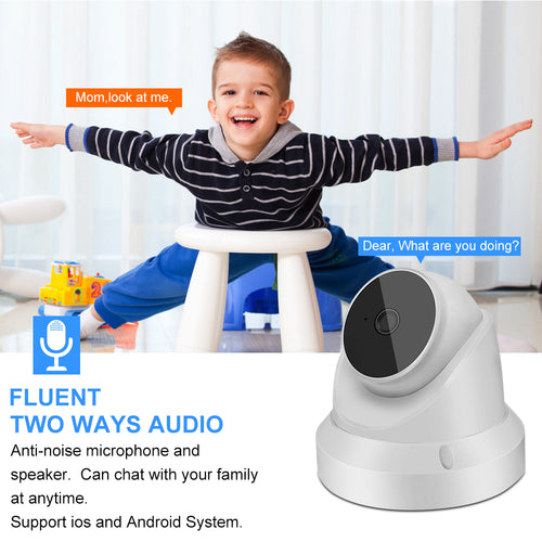 Caméra IP WiFi Moniteur Bébé Caméra de Sécurité Domestique