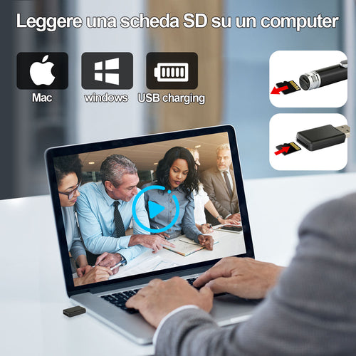 Mini Caméscope HD 1080P Sports DV DVR Caméra Cachée Stylo