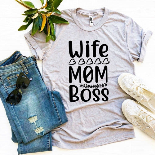 T-shirt « Femme, maman, patronne »